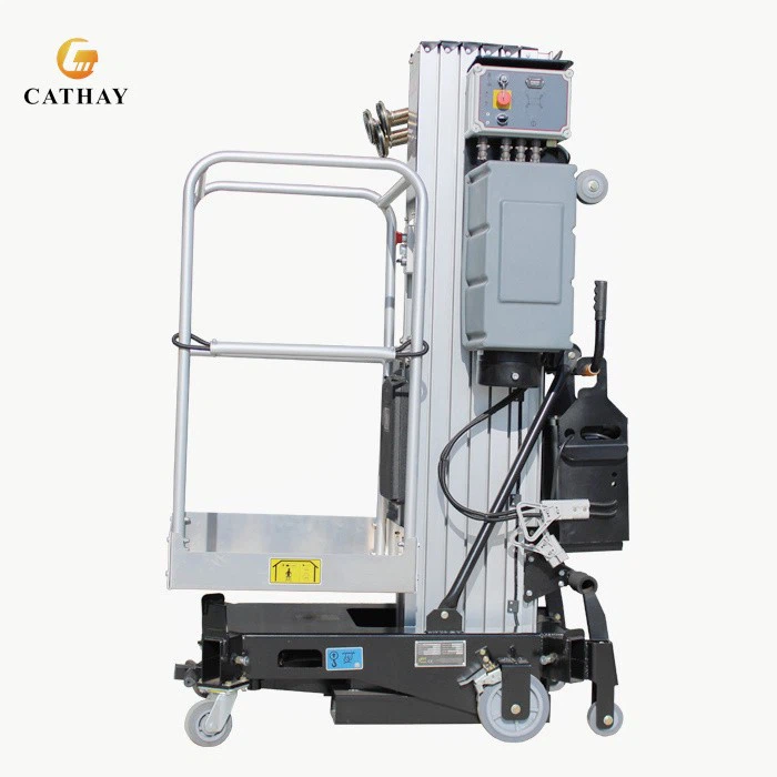 Hydraulic Single Mast Aluminum Lift